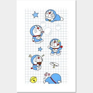 doraemon Posters and Art